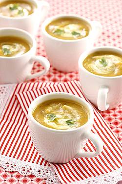 Kürbissuppe mit feiner Rooibosnote